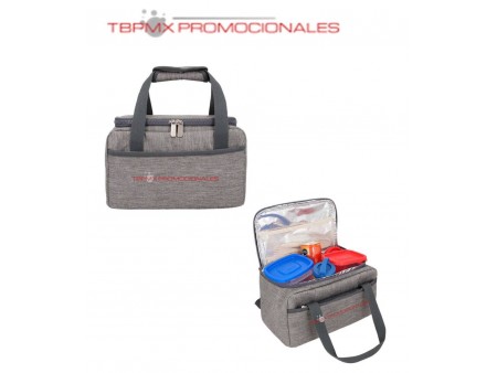 Lonchera termica asas reforzadas con boton toyi promocional