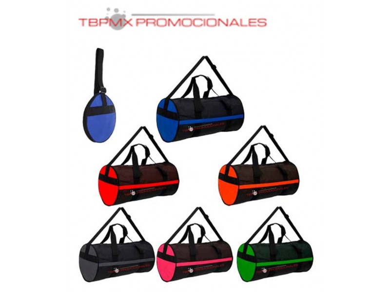 Maleta deportiva plegable poliester doble asa napoli promocional