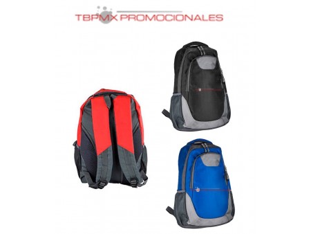 Mochila escolar doble compartimento porta laptop 16 pulgadas acolchada lapen promocional