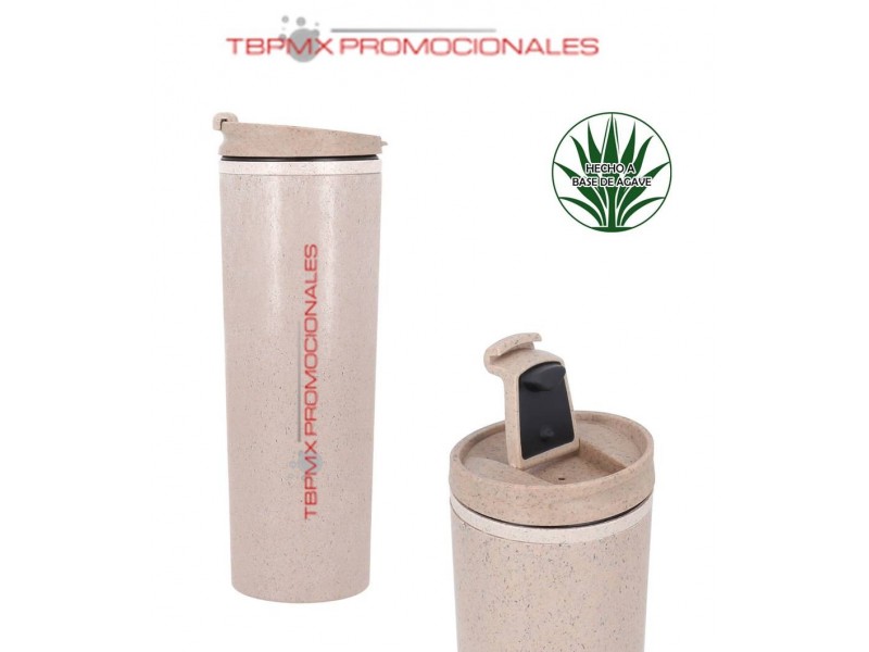 Termo ecologico rpet  500 ml doble pared agave eco melt promocional