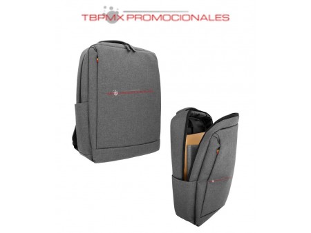 Mochila escolar doble compartimento porta laptop 16 pulgadas entrada de bateria acolchada walton promocional