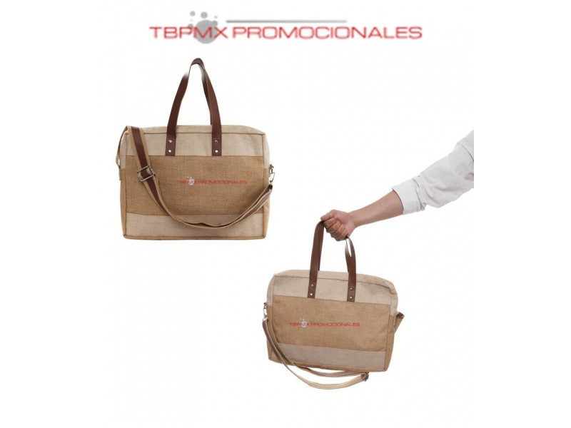 Portafolio yute laminado porta laptop mati promocional