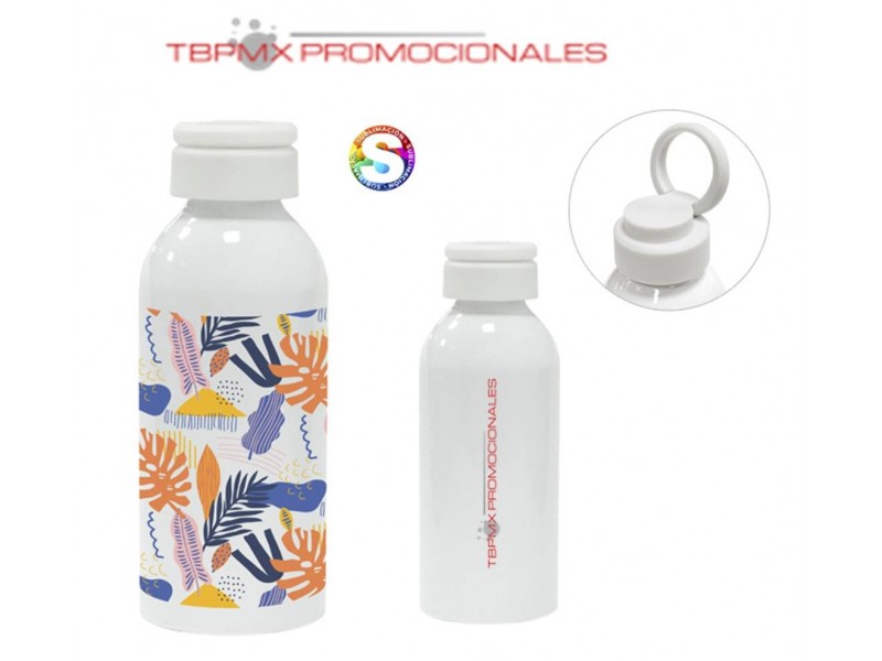 Cilindro metalico 600 ml subimable asa terminado brillante riviera promocional