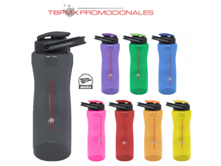 Cilindro pet plastico 900 ml boquilla asa erik promocional