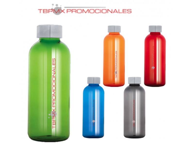Cilindro plastico 620 ml tapa acero inoxidable absolut promocional
