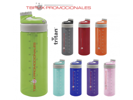 Cilindro tritan 800 ml tapa rosca boquilla asa abatible bons promocional