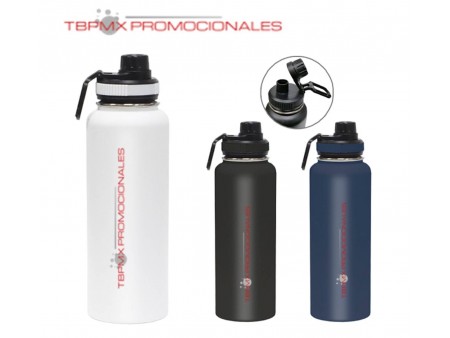 Termo acero inoxidable 1200 ml doble pared boquilla asa mega kylo promocional