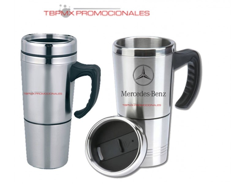 Termo acero inoxidable para viaje 325 ml compartimentos tapa rosca ottawa promocional