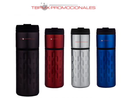 Termo acero inoxidable 470 ml relieve manzur promocional