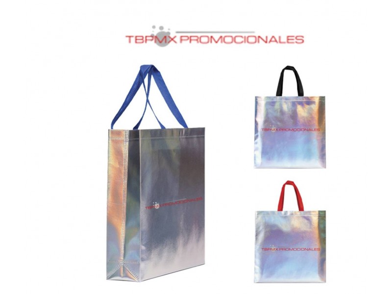 Bolsa tornasol nonwoven termosellada fuele asa color shine promocionalBolsa tornasol nonwoven termosellada fuele asa color shine
