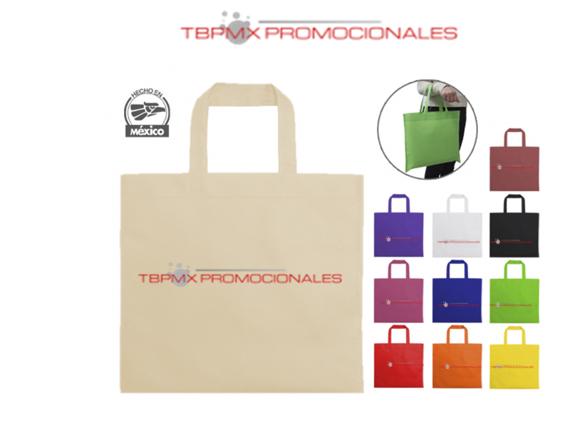 Bolsa ecologica termosellada nonwoven mini market promocional