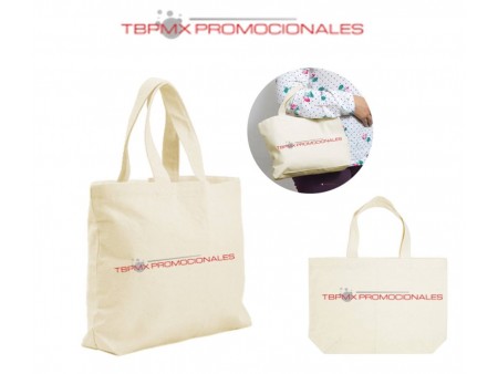 Bolsa algodon cosida katy promocional