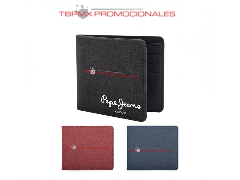 Billetera tarjetero poliester baker promocional
