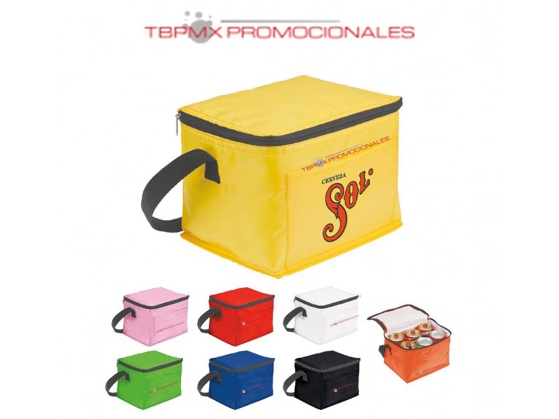 Lonchera Hielera termosellada antiescurrimiento 6 latas everest promocional