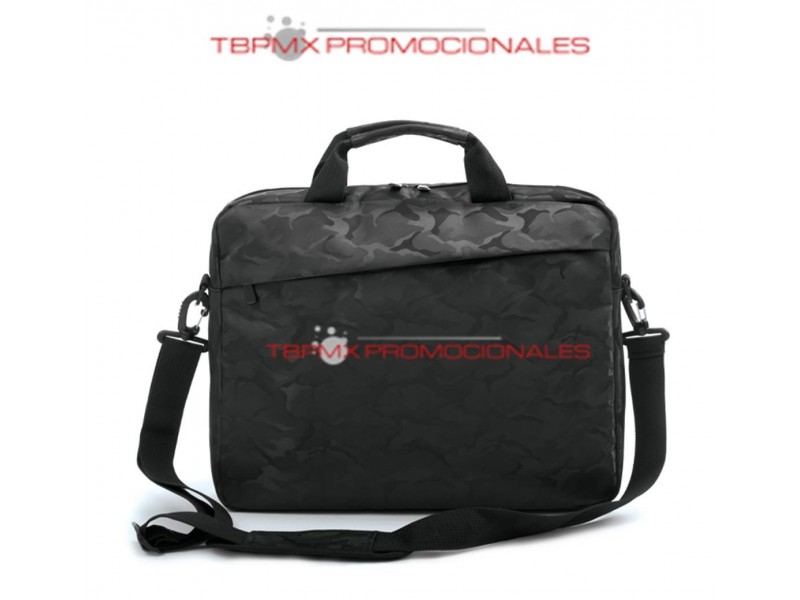 Maletin portafolio porta laptop 15.6 pulgadas poliester wayne promocional
