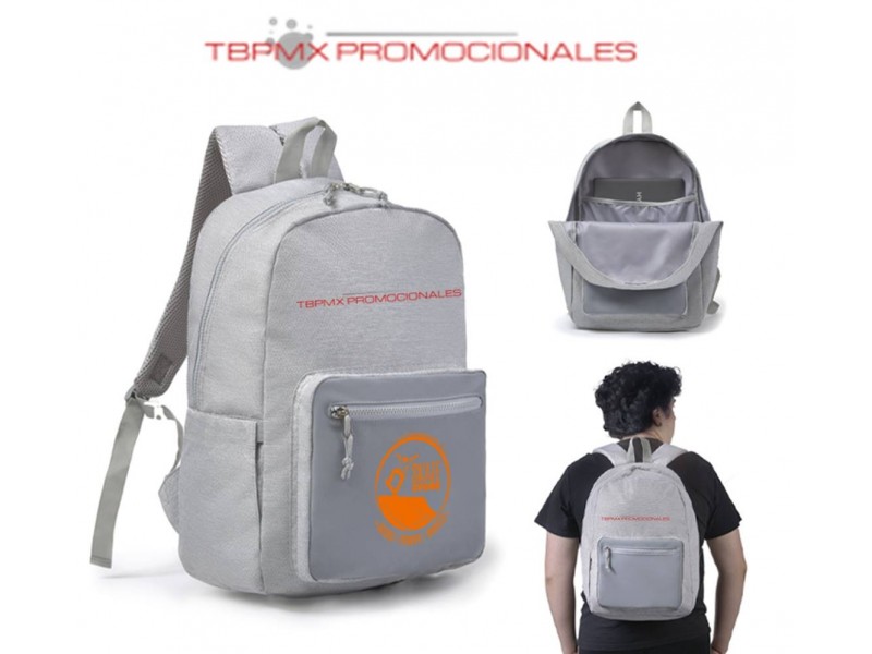 Mochila escolar texturizada porta laptop 16 pulgadas darwin promocional