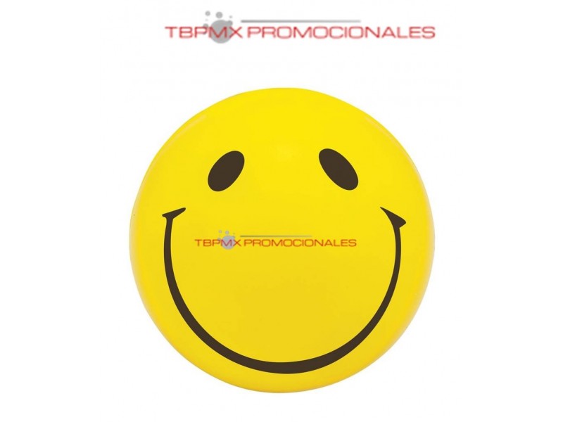 Pelota antiestres cara feliz promocional