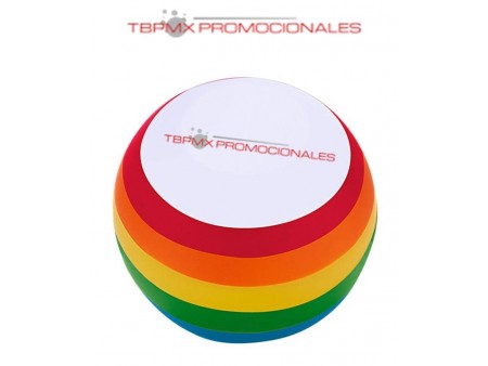 Pelota antiestres arcoiris multicolor colorful promocional