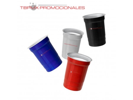 Vaso aluminio 590 ml pong promocional
