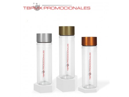 Cilindro anfora pet 850 ml tapa color metalizado atlantis promocional