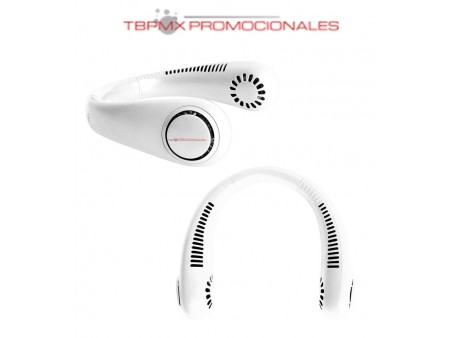 Ventilador portatil forma collar jin promocional