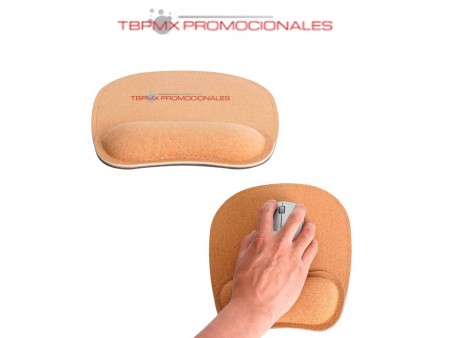 Mousepad de corcho soporte para muñeca rivia promocional