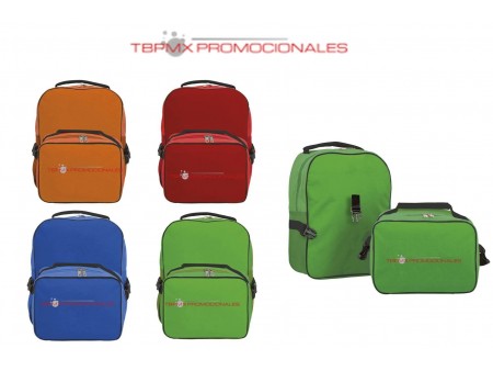 Mochila escolar incluye lonchera acme promocional