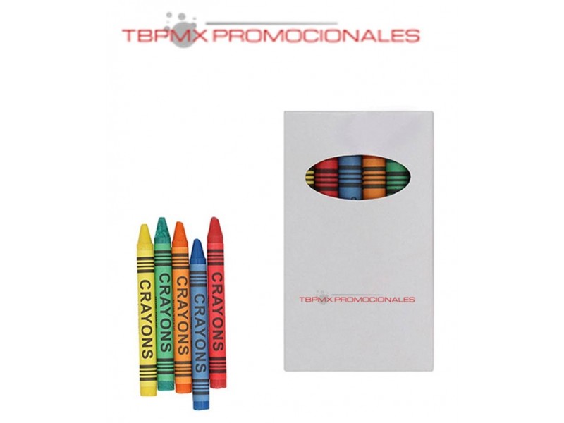 Caja 5 crayolas cloos promocional