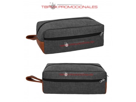 Neceser curpiel reforzado barber promocional
