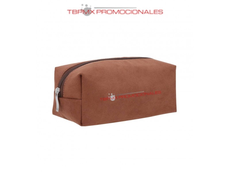 Cosmetiquera de gamuza odi promocional