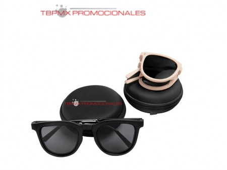 Lentes de sol plegables proteccion uv 400 plastico foldy promocional