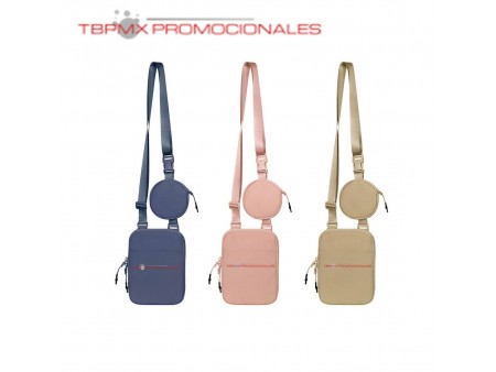 Mini bolsa crossbody  con monedero poliester michel promocional