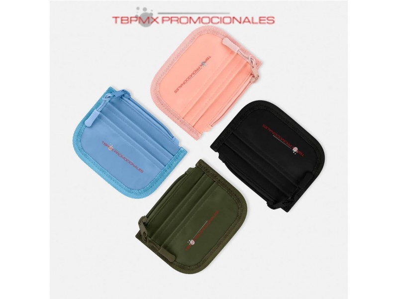 Monedero compacto poliester dirham promocional