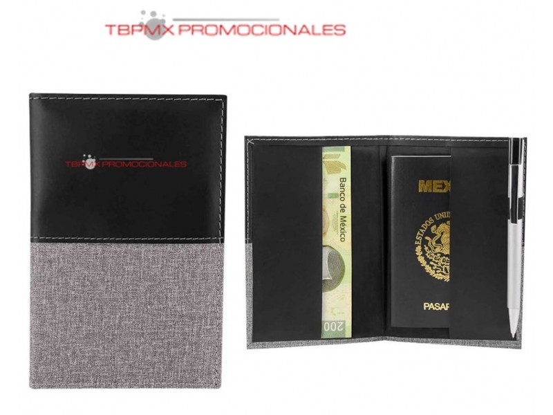 Porta pasaporte curpiel broome promocional