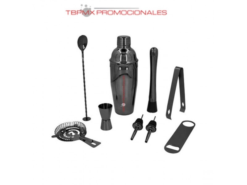 Set shaker acero inoxidable 750 ml connwy promocional