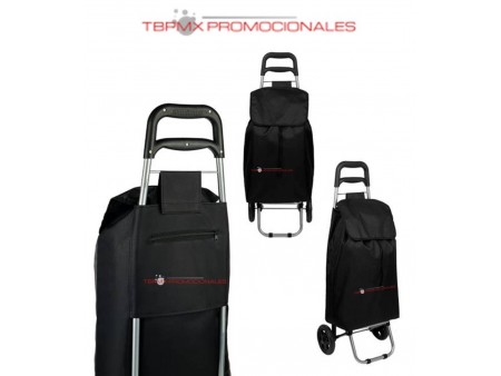 Bolsa para supermercado con llantas laden promocional