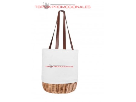 Bolsa tipo cesta kori promocional