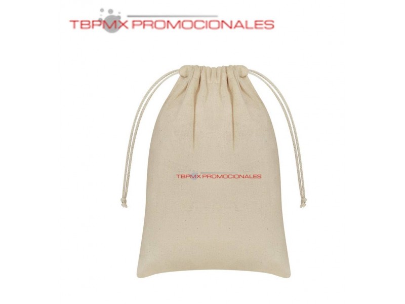 Morral de algodon terracota promocional