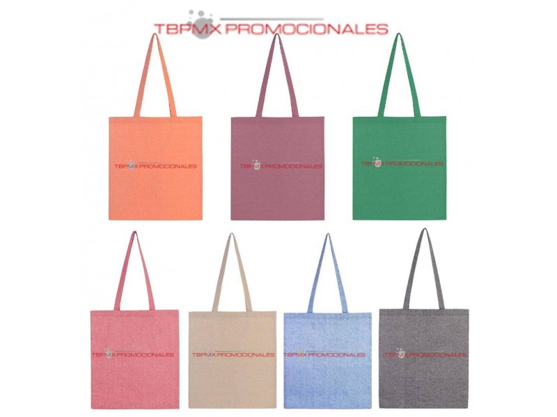 Bolsa ecologica algodon reciclado sin fuelle massie promocional