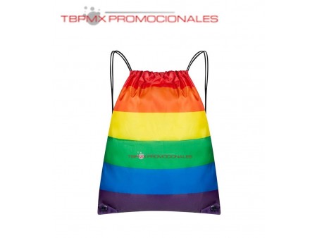 Morral poliester arcoiris pride promocional