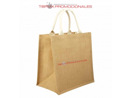 Bolsa ecologica yute plastificada spring promocional