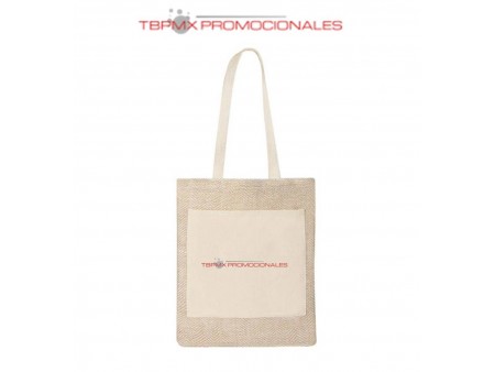 Bolsa ecologica de yute leiria promocional