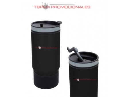 Termo plastico 480 ml doble pared silicon removible boquilla maku promocional