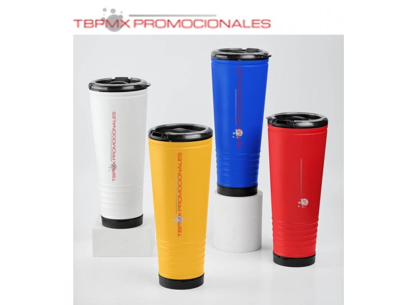 Vaso termico acero inoxidable 680 ml con trompeta truba promocional