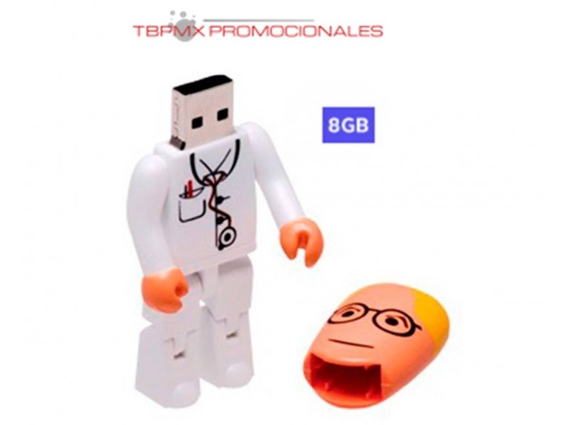 Memoria usb 8 gb doctor promocional