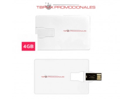 Memoria usb 4 gb tarjeta credito credit chip promocional
