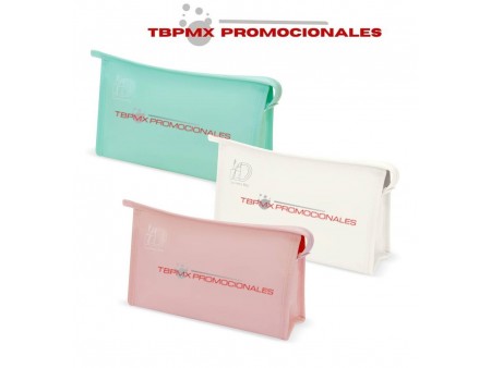 Cosmetiquera pvc plastico repelente al agua lora promocional