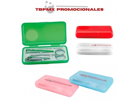 Set de manicure estuche plastico funky promocional