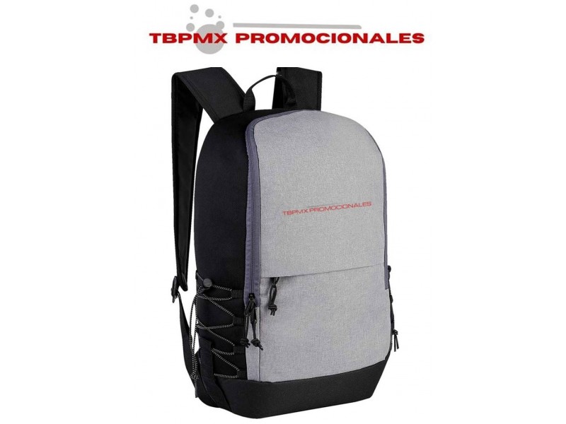 Mochila escolar porta laptop 16 pulgadas tira reflejante kiban promocional
