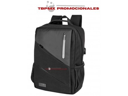 Mochila escolar ejecutiva porta laptop 16 pulgadas placa metalica para grabado babel promocional